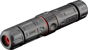 Microconnect KON523 wtyczka RJ45 Czarny - Adaptery i przejściówki - miniaturka - grafika 1