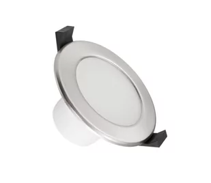 LED Łazienkowa oprawa wpuszczana LED/7W/230V 3000K srebrny IP44 - Oprawy, klosze i abażury - miniaturka - grafika 1