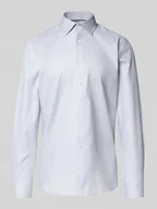 Koszule męskie - Koszula biznesowa o kroju body fit z kołnierzykiem typu kent - miniaturka - grafika 1