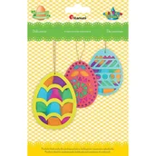 Zabawki kreatywne - Titanum Zestaw wielkanocny z pianki do złożenia PISANKI 396205 - miniaturka - grafika 1