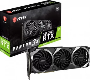 MSI GeForce RTX 3070 VENTUS 3X 8GB OC LHR | RTX 3070 VENTUS 3X 8G OC LHR - Karty graficzne - miniaturka - grafika 1