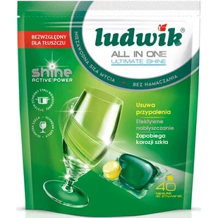 Ludwik ALL IN ONE KAPSUŁKI DO ZMYWAREK DOYPACK 40 SZT 74217266 - Środki do zmywarek - miniaturka - grafika 1