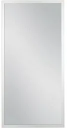 Lustro łazienkowe w srebrnej ramie aluminiowej 40x80cm - Lustra - miniaturka - grafika 1