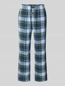 Piżamy męskie - Spodnie od piżamy o kroju relaxed fit z naszywką z logo model ‘Sleep’ - miniaturka - grafika 1