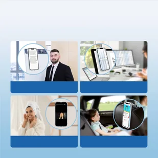 Joyroom Defender Series etui pokrowiec do iPhone 13 pancerna obudowa z haczykami podstawką przezroczysty (JR-BP954) - Etui i futerały do telefonów - miniaturka - grafika 7
