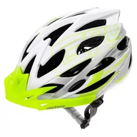 Kaski rowerowe - Meteor KASK ROWEROWY GRUVER white/green S 24800 - miniaturka - grafika 1