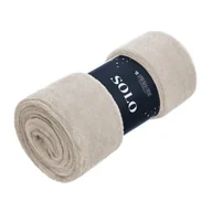 Koce i narzuty dla dzieci - Koc 200 x 220 Mikrofibra Solo Beżowy - miniaturka - grafika 1