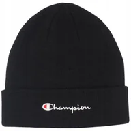 Czapki damskie - Czapka Champion Beanie Cap czarna 806070 KK001 - miniaturka - grafika 1