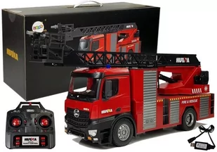 Import LEANToys Straż Pożarna Zdalnie Sterowana 1:14 2.4GHz model 1561 Huina 7778 - Zabawki zdalnie sterowane - miniaturka - grafika 1