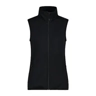 Kamizelki damskie - CMP - Damska kamizelka z dzianiny Knit-Tech, Czarno-Tytan, 40 - miniaturka - grafika 1
