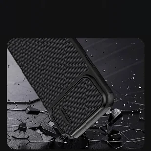 Nillkin Textured S Magnetic Case etui iPhone 14 Plus pokrowiec MagSafe z osłoną na aparat czarny - Etui i futerały do telefonów - miniaturka - grafika 8
