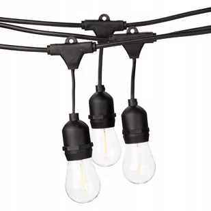 Girlanda ogrodowa zwieszana 5m 10 żarówek Led - Lampy ogrodowe - miniaturka - grafika 1