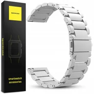 Akcesoria do smartwatchy - Pasek Opaska Bransoleta Spacecase Stainless Steel do Smartwatch 22mm silver - miniaturka - grafika 1
