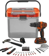 Wiertarko-wkrętarki akumulatorowe - Wiertarko-wkrętarka BlackDecker BCKSB05 18 V 1 x akumulator 1.5 Ah - miniaturka - grafika 1