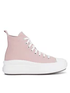 Buty dla dziewczynek - Converse Trampki Chuck TAYLOR ALL STAR MOVE A08745C Różowy - miniaturka - grafika 1