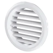 Kratki wentylacyjne - Kratka wentylacyjna drzwiowa 47 mm centralna biała - miniaturka - grafika 1