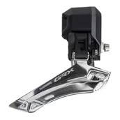 Części rowerowe - Shimano Shimano GRX Di2 FD-RX815 Przerzutka przednia 2x11 Braze-On, black 2020 Przerzutki szosowe przednie I-FDRX815F - miniaturka - grafika 1