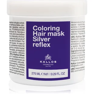 Kallos Maska Silver Reflex Do Blond, Siwych 275ml - Maski do włosów - miniaturka - grafika 1