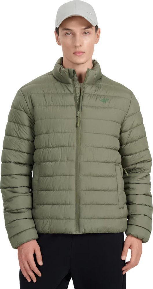 Kurtka męska 4f Kurtka męska puchowa 4F M597 khaki 4FWAW25TDJAM597 43S L
