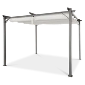 Kratki i pergole - Pergola na taras SPRINT 3x3 Anthracite/White - HARDMAISTER - miniaturka - grafika 1
