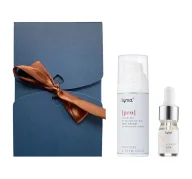 Zestawy kosmetyków damskich - Lynia zestaw prezentowy kosmetyków do pielęgnacji twarzy ampułka z witaminą C 5 ml + ujędrniająco-wygładzający krem do twarzy 50 ml - miniaturka - grafika 1