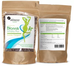 aliness Błonnik Witalny PLUS Acerola i FIBREGUM 0,5 kg 5902596935276 - Suplementy diety - miniaturka - grafika 2