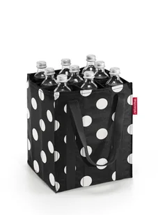 Torba na butelki z przegrodami Reisenthel Bottlebag - dots white - Torby i wózki na zakupy - miniaturka - grafika 1