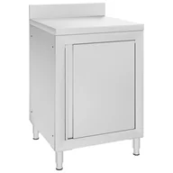 Meble gastronomiczne - VidaXL Gastronomiczna szafka kuchenna, 60x60x96 cm, stal nierdzewna 147229 VidaXL - miniaturka - grafika 1