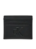 Etui na dokumenty i karty - Calvin Klein Jeans Etui na karty kredytowe LV04K1026G Czarny - miniaturka - grafika 1