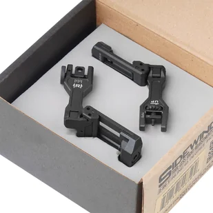 Strike Industries - Przyrządy celownicze Sidewinder II BUIS Backup Iron Sights - Czarne - SIDEWINDERII-BK - Osprzęt do wiatrówek - miniaturka - grafika 10
