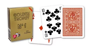 Modiano Modiano 2 rogowe karty, luksusowe RAMINO GOLDEN TROPHY - Zestawy do pokera - miniaturka - grafika 1