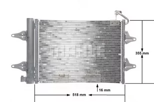 Skraplacz, klimatyzacja Mahle AC 359 000S - Akcesoria do klimatyzacji i ogrzewania - miniaturka - grafika 1