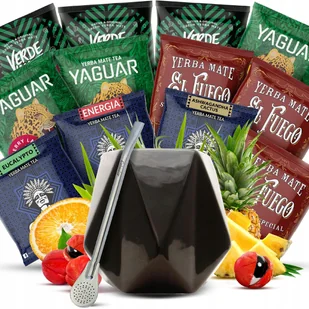 Zestaw startowy Yerba Mate Tykwa Bombilla 12x - Yerba Mate - miniaturka - grafika 3