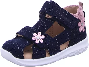 Superfit Sandały Bumblebee, dla chłopców i dziewczynek, niebieskie/różowe 8000, 19 EU, Niebieski różowy 8000, 19 EU - Buty dla chłopców - miniaturka - grafika 1