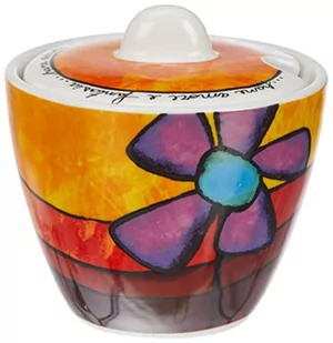Egan PAF41/1S Cukiernica, porcelana, czerwona - Cukiernice - miniaturka - grafika 1