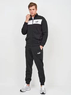 Dresy męskie - Dres męski Puma Poly Suit 84584401 M Czarny (4063699410051) - grafika 1