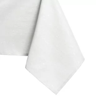 AmeliaHome AmeliaHome - Obrus plamoodporny Biały VESTA 150x150 cm - Obrusy i serwetki - miniaturka - grafika 1