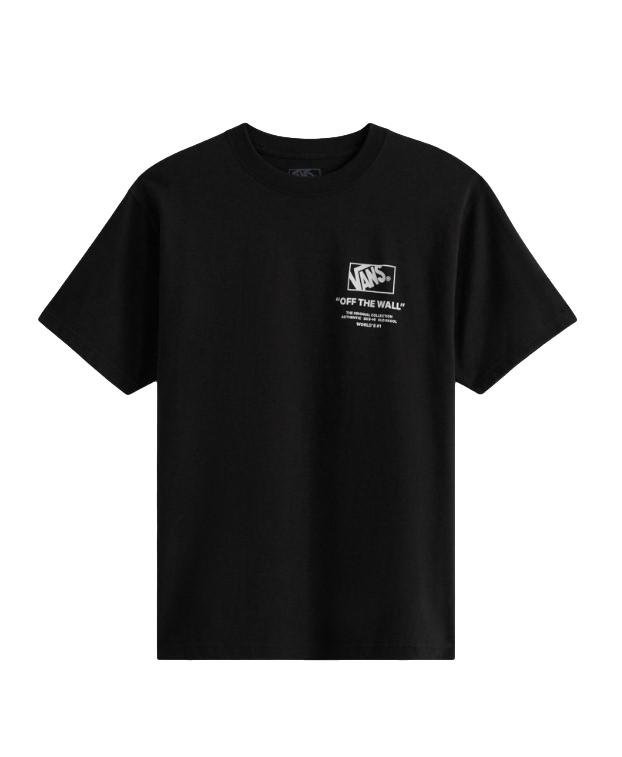 T-shirt Męski VANS Stacked Hi SS Tee Black/White VN000PEWY281 XS