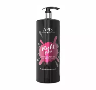 Apis Professional Night Fever Nawilżający Żel Do Mycia Ciała 1000ml - Kosmetyki do kąpieli - miniaturka - grafika 1