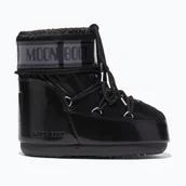 Sport OUTLET - Śniegowce damskie Moon Boot Icon Low Glance black - miniaturka - grafika 1