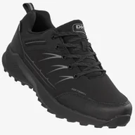 Sneakersy męskie - Sneakersy Męskie Buty Sportowe Czarne DK Squaro VB17185 Czarny 43 - miniaturka - grafika 1