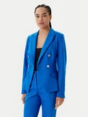Marynarki i żakiety damskie - Morgan Marynarka 251-VPKY.F Niebieski Slim Fit - miniaturka - grafika 1