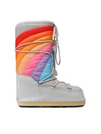 Śniegowce damskie - Moon Boot Śniegowce Icon Rainbow 14027700002 Szary - miniaturka - grafika 1