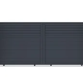 Bramy garażowe - Aluminiowa brama przesuwna 4m CASANOOV CARPATIA 400C160 - miniaturka - grafika 1