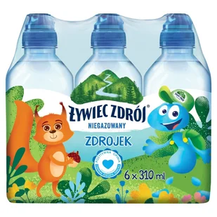 Żywiec Zdrój Zdrojek Niegazowany Woda źródlana 6 x 310 ml - Woda - miniaturka - grafika 1