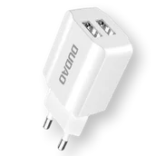 Ładowarki do telefonów - ST Ładowarka sieciowa Dudao 2x USB - 2.4A - miniaturka - grafika 1