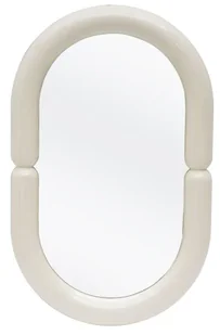 Białe lustro wiszące w stylu retro - Evie - Lustra Białe lustro wiszące w stylu retro - Evie - Lustra - miniaturka - grafika 1