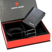 Paski - Portfel pasek męski zestaw skórzany Pierre Cardin - miniaturka - grafika 1