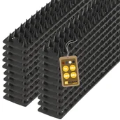 Zwalczanie i odstraszanie szkodników - Plastikowe Tosta kolce przeciw ptakom 4,5 x 50 cm czarne 20 szt. - miniaturka - grafika 1