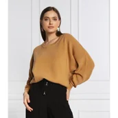 Swetry damskie - Patrizia Pepe Wełniany sweter | Regular Fit - miniaturka - grafika 1